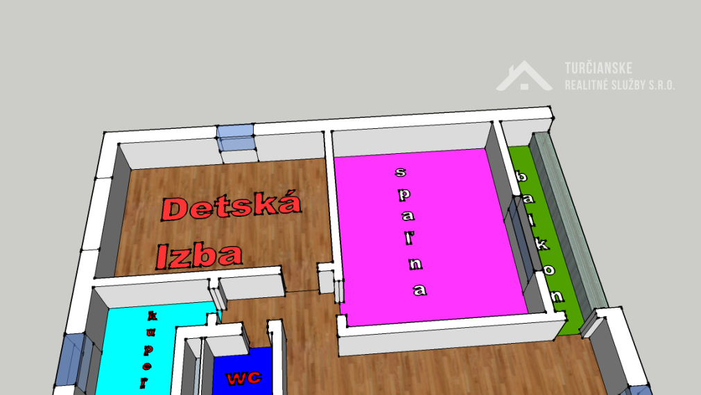 3 izbový byt v Turanoch