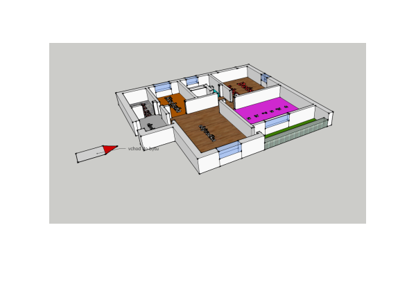 3 izbový byt v Turanoch